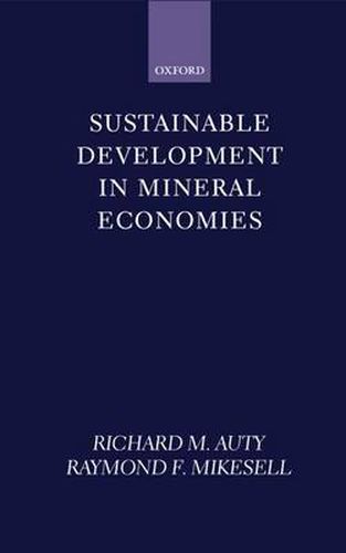 Cover image for Sustainable Development in Mineral Economies