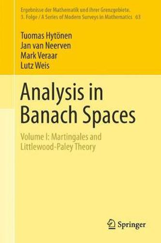 Cover image for Analysis in Banach Spaces: Volume I: Martingales and Littlewood-Paley Theory
