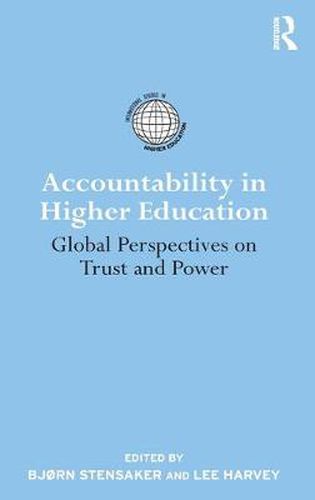 Cover image for Accountability in Higher Education: Global Perspectives on Trust and Power