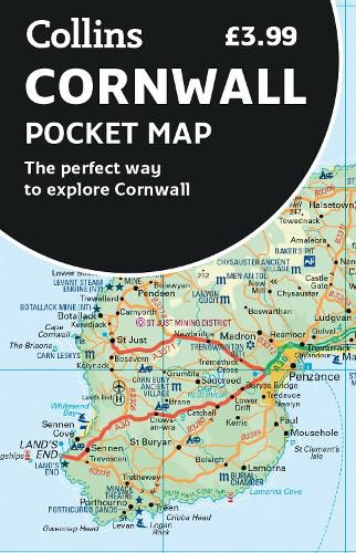 Cornwall Pocket Map: The Perfect Way to Explore Cornwall