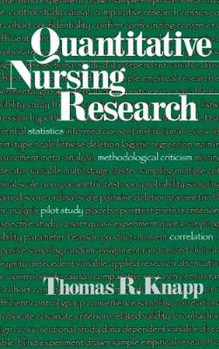 Cover image for Quantitative Nursing Research