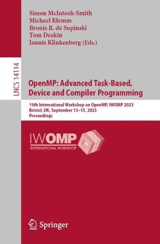 Cover image for OpenMP: Advanced Task-Based, Device and Compiler Programming