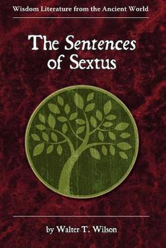 Cover image for The Sentences of Sextus