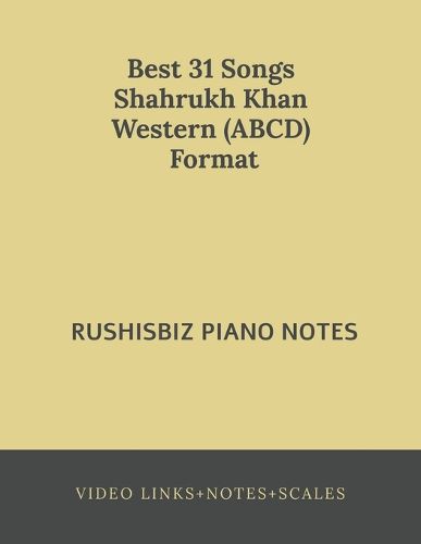 Cover image for Best 31 Songs Shahrukh Khan Hits Western (ABCD) Format