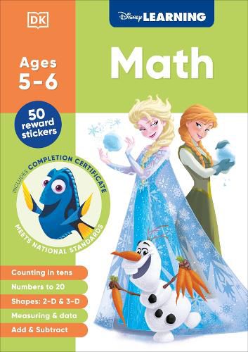 Cover image for Disney Learning Math (Ages 5-6)