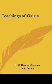 Cover image for Teachings of Osiris