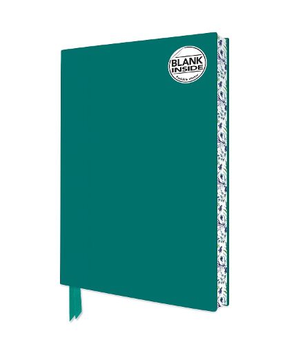 Cover image for Teal Blank Artisan Notebook (Flame Tree Journals)