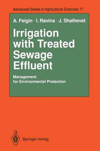 Cover image for Irrigation with Treated Sewage Effluent: Management for Environmental Protection