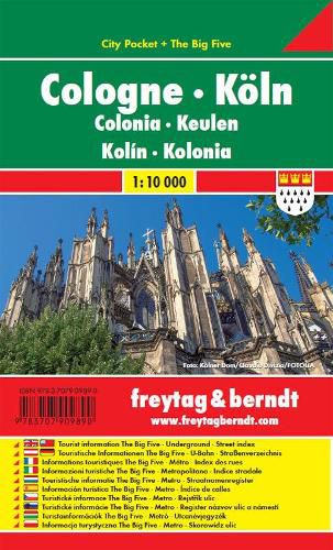 Cover image for Cologne City Pocket + the Big Five Waterproof 1:10 000