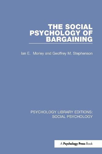 Cover image for The Social Psychology of Bargaining