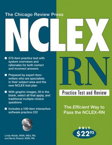 Cover image for The Chicago Review Press NCLEX-RN Practice Test and Review
