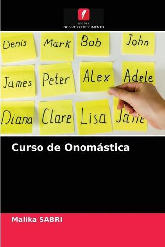 Cover image for Curso de Onomastica