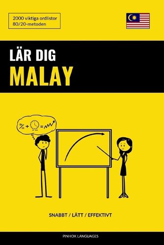 Cover image for Lar dig Malay - Snabbt / Latt / Effektivt: 2000 viktiga ordlistor