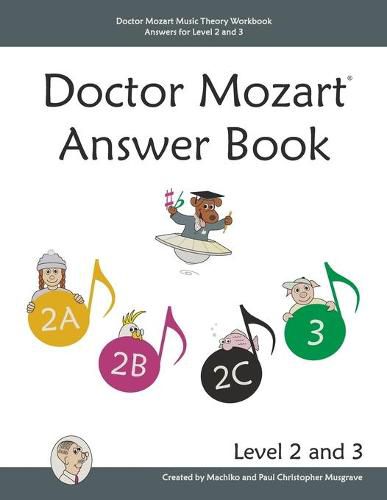 Cover image for Doctor Mozart Music Theory Workbook Answers for Level 2 and 3