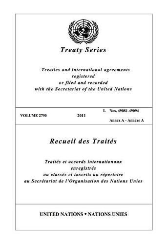 Treaty Series 2790 (English/French Edition)