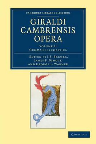 Cover image for Giraldi Cambrensis opera