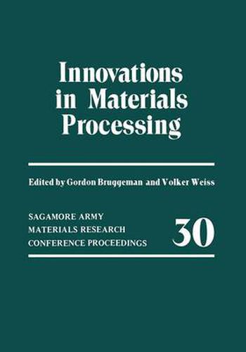 Cover image for Innovations in Materials Processing