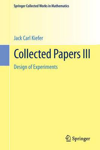 Collected Papers III: Design of Experiments