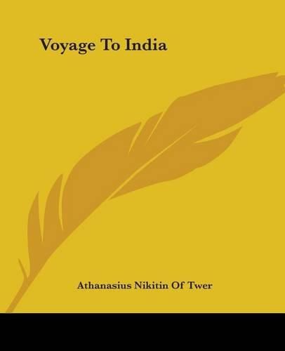 Cover image for Voyage To India