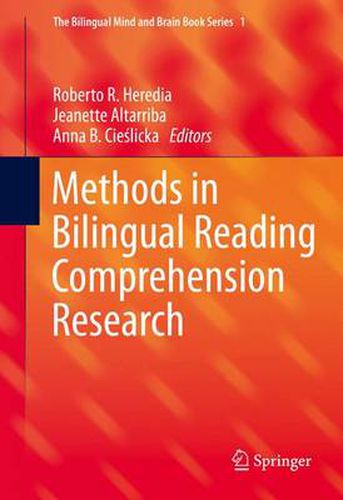 Cover image for Methods in Bilingual Reading Comprehension Research