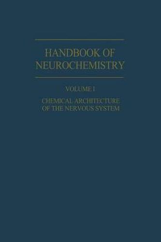 Cover image for Chemical Architecture of the Nervous System