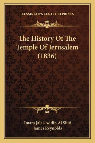 The History of the Temple of Jerusalem (1836)