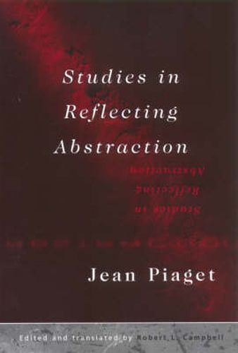 Cover image for Studies in Reflecting Abstraction