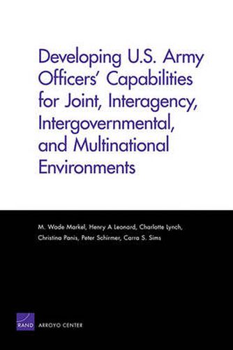 Developing Us Army Officers Capabilities