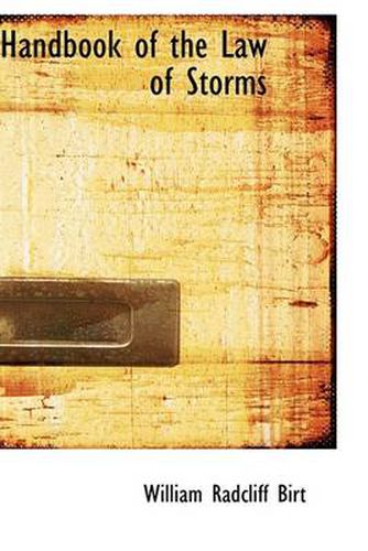 Cover image for Handbook of the Law of Storms