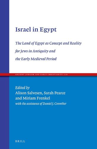 Cover image for Israel in Egypt: The Land of Egypt as Concept and Reality for Jews in Antiquity and the Early Medieval Period