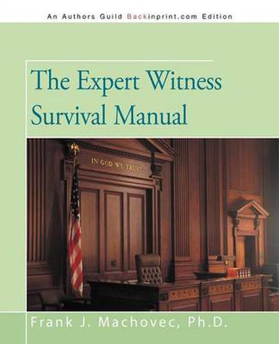 Cover image for The Expert Witness Survival Manual