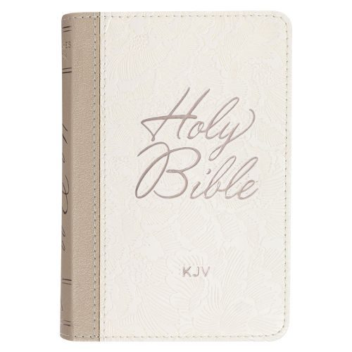 KJV Bible Pocket Faux Leather White