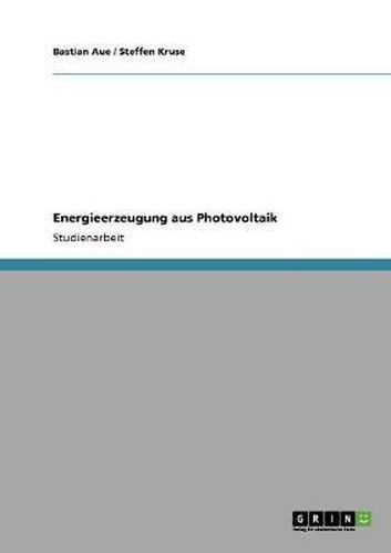 Cover image for Energieerzeugung aus Photovoltaik