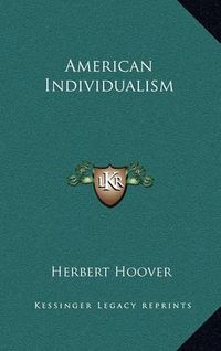 Cover image for American Individualism