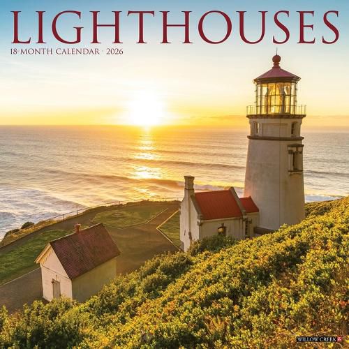 Cover image for Lighthouses 2026 12 X 12 Wall Calendar