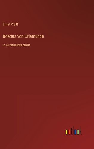 Cover image for Boetius von Orlamuende