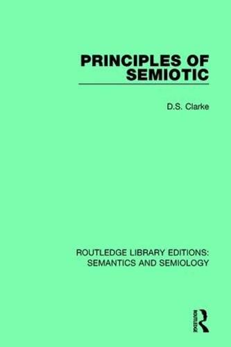 Cover image for Principles of Semiotic