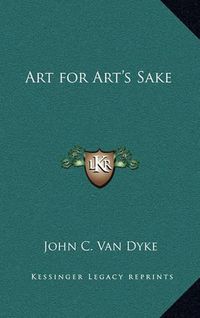 Cover image for Art for Art's Sake