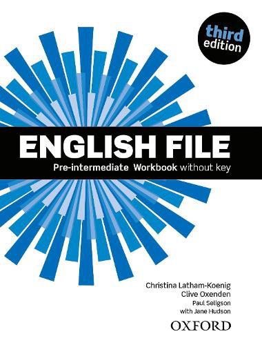 Cover image for English File Pre-Intermediate Workbook without key and iChecker