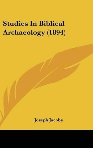 Cover image for Studies in Biblical Archaeology (1894)