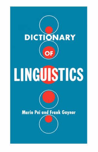 Cover image for Dictionary of Linguistics