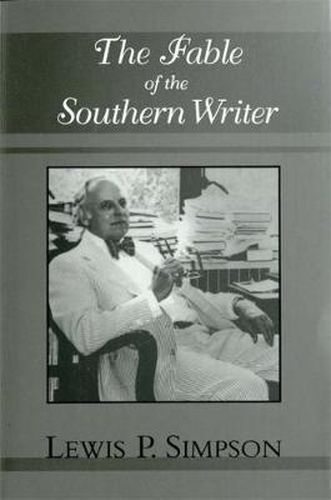 Cover image for The Fable of the Southern Writer