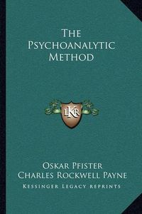 Cover image for The Psychoanalytic Method