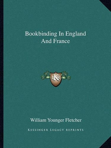 Bookbinding in England and France