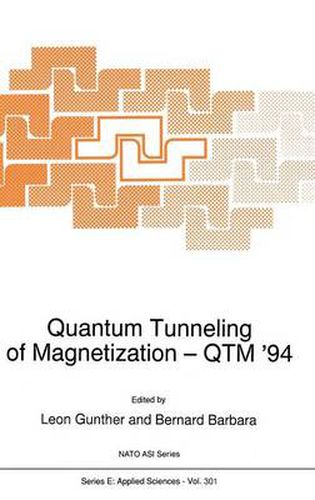 Cover image for Quantum Tunneling of Magnetization - QTM '94