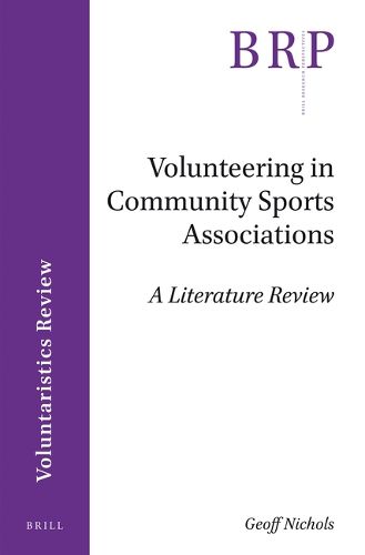 Cover image for Volunteering in Community Sports Associations: A Literature Review