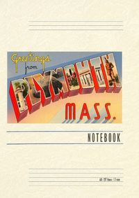 Cover image for Vintage Lined Notebook Greetings from Plymouth, Mass.