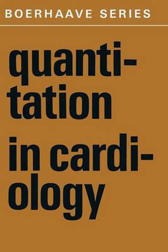 Cover image for Quantitation in Cardiology