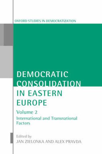 Cover image for Democratic Consolidation in Eastern Europe