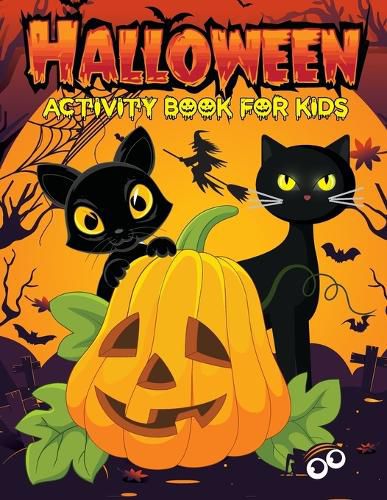 Halloween Activity Book for Kids Ages 4-8